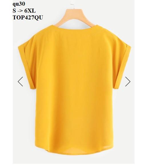 TOP342 ÁO VOAN NGẮN TAY KẾT HẠT