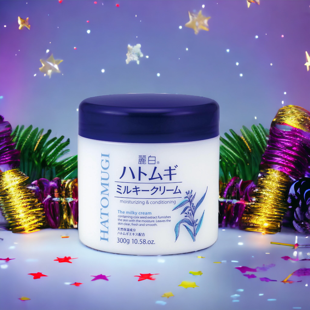 Kem Dưỡng Trắng Da Chiết Xuất Hạt Ý Dĩ Hatomugi Milky Cream - 30015