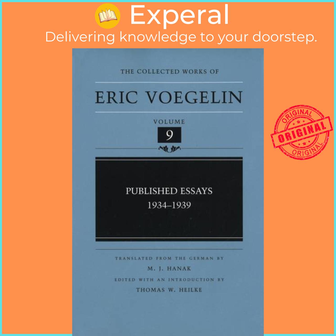 Sách - Published Essays, 1934-1939 (CW9) by Thomas W. Heilke (UK edition, hardcover)