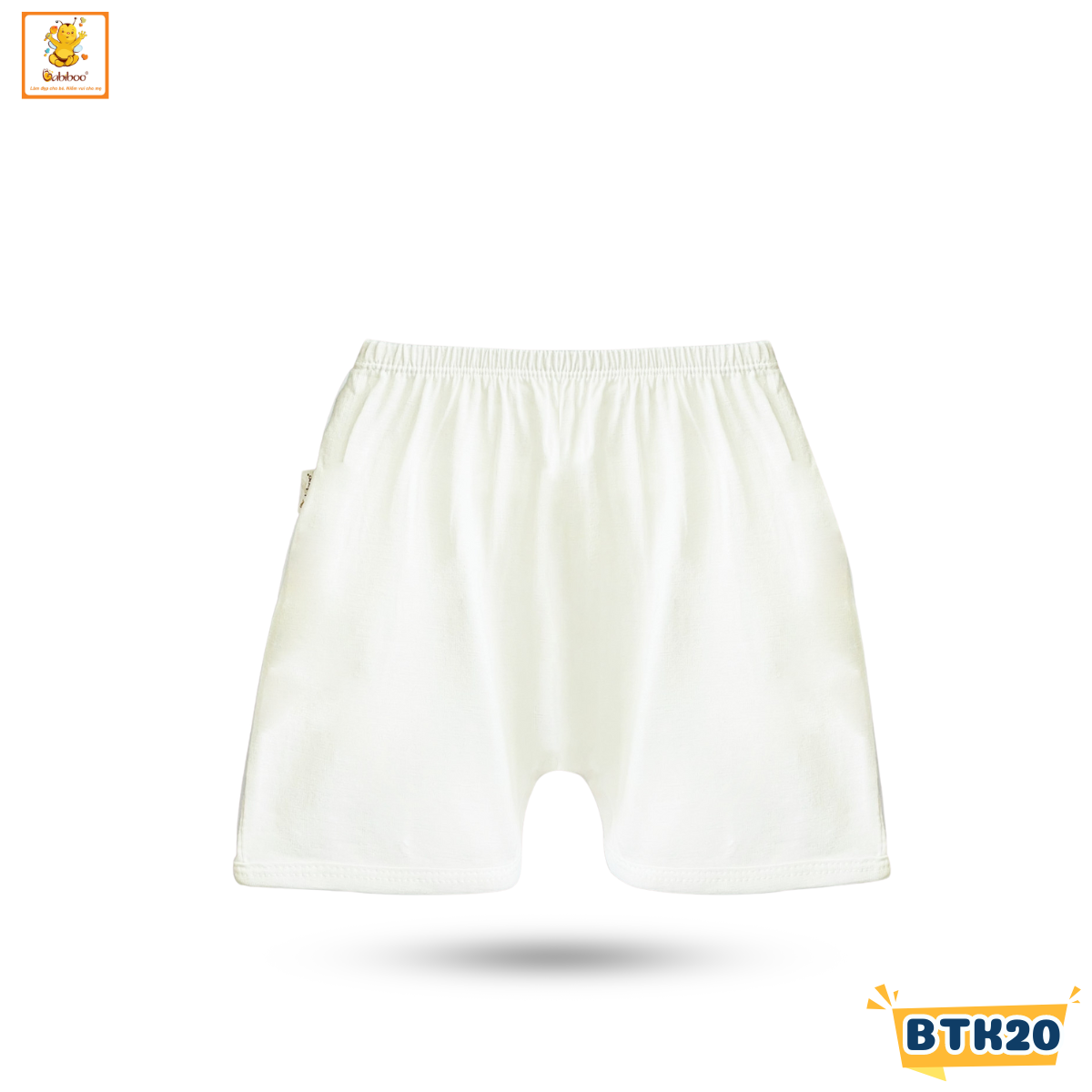 Quần đùi cho bé Babiboo quần đùi vải viscose mềm mịn. thấm hút mồ hôi- BTK20