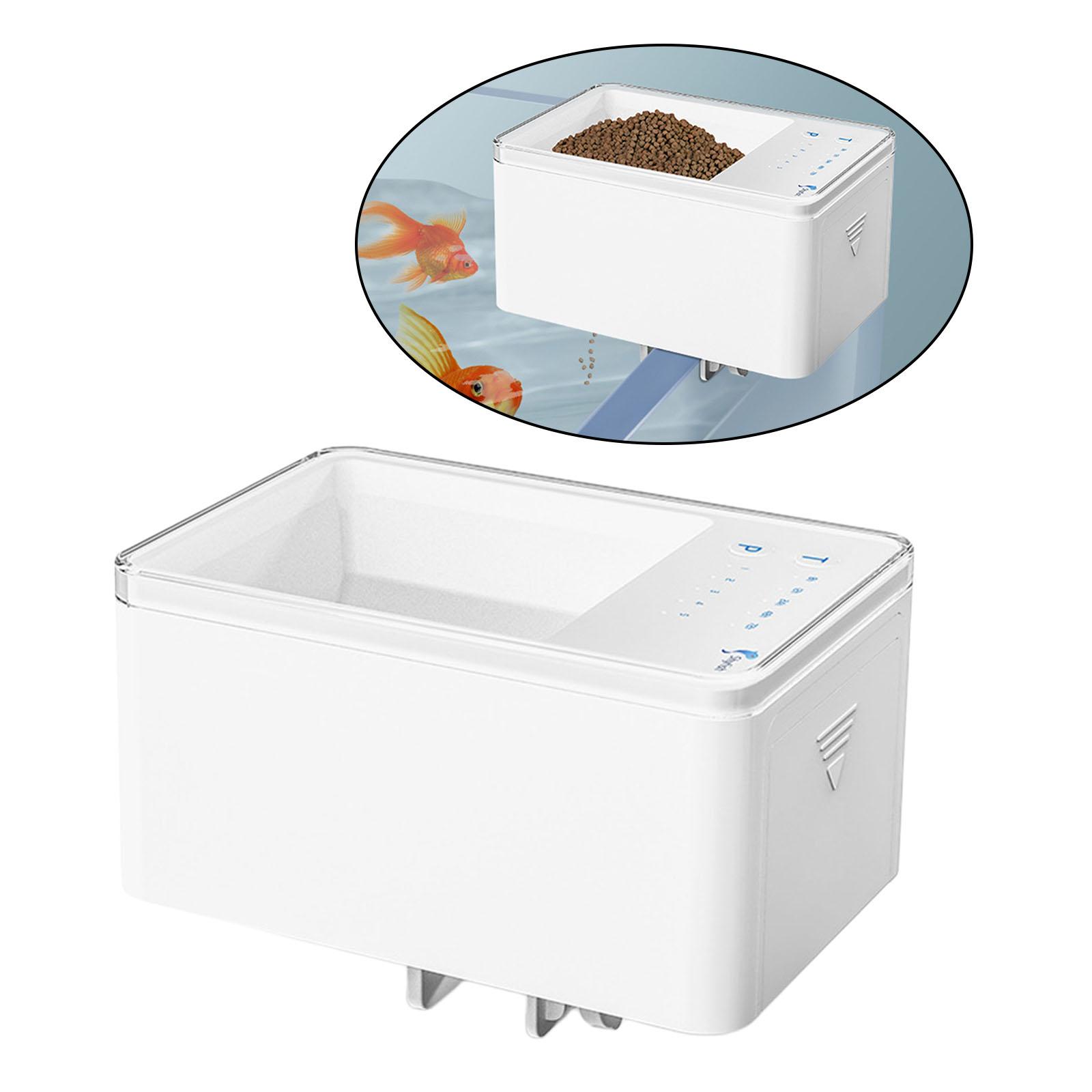 Compact Smart Automatic Fish Feeder Aquarium Intelligent Food Dispenser
