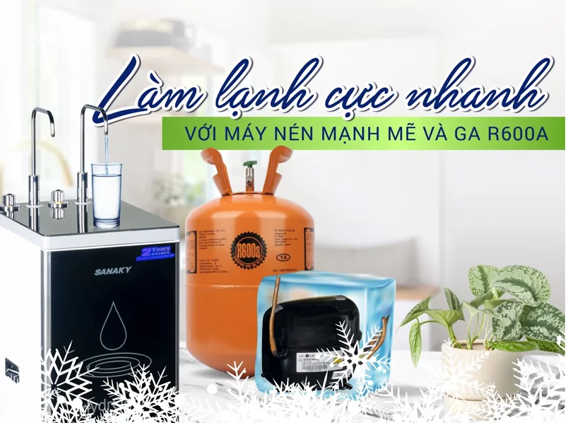 Máy Lọc Nước Nóng Lạnh Sanaky VH-202HY - Hàng Chính Hãng (Chỉ Giao HCM)