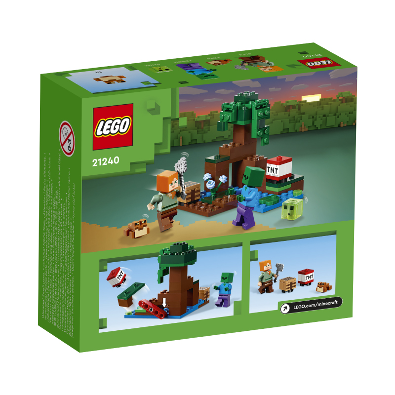 Đồ Chơi Lắp Ráp LEGO Minecraft Cuộc Phiêu Lưu Đầm Lầy Huyền Bí 21240 (65 chi tiết)