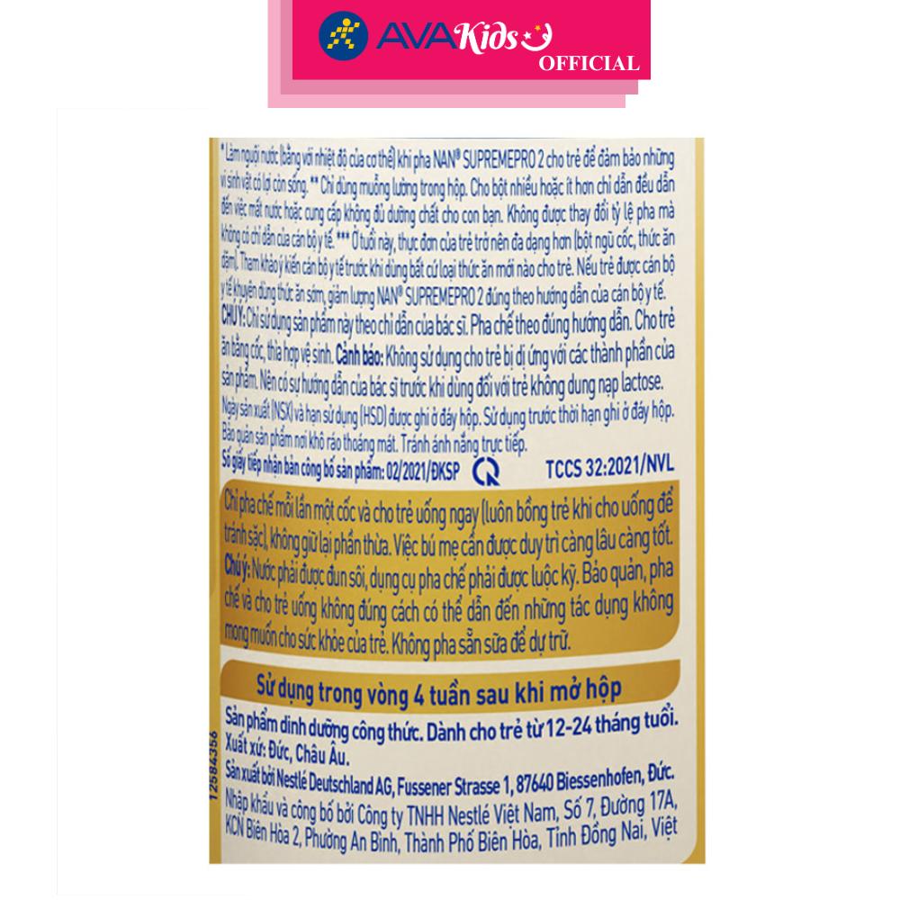 Sữa bột NAN Supremepro số 1 800g - Hàng Chính Hãng