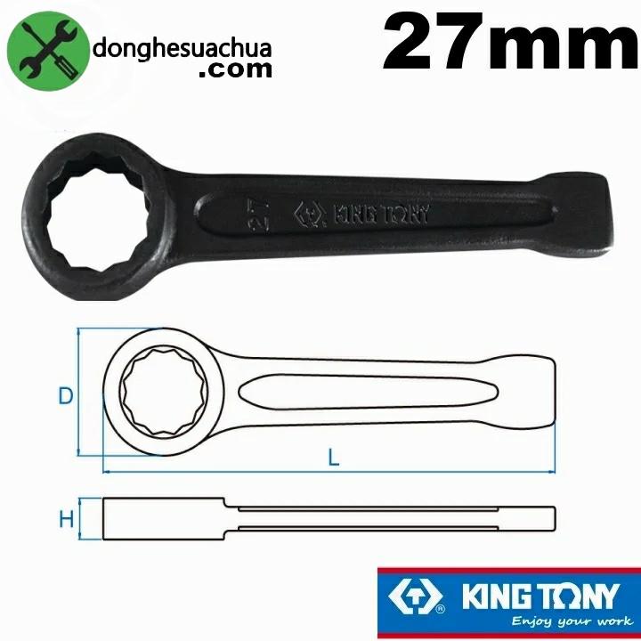 Cờ lê vòng đóng 27mm Kingtony 10B0-27 dài 180mm