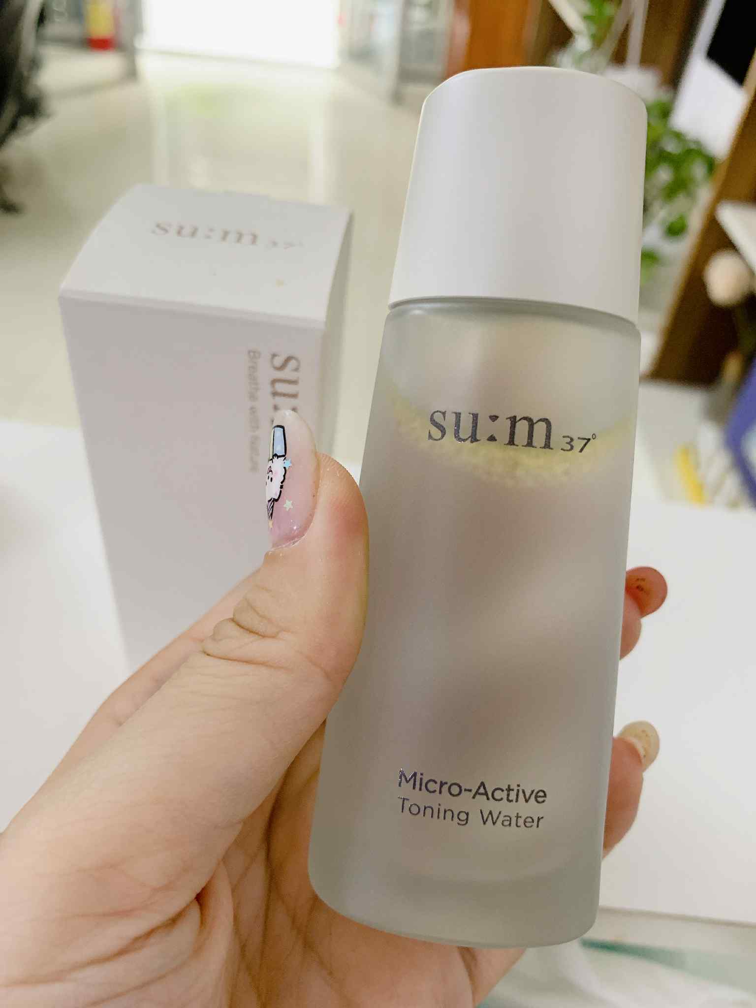 Nước cân bằng làm dịu và sáng da Su:m37 Micro Active Toning Water 50ml