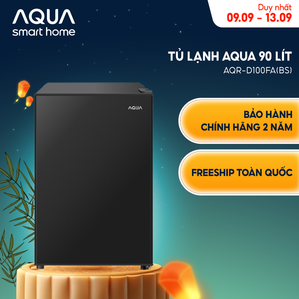 [DAILY] Tủ lạnh Aqua 50 lít AQR-D60FA(BS) - Freeship toàn quốc - Hàng chính hãng