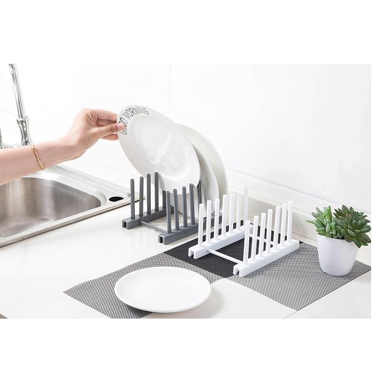 KHAY ĐỰNG ÚP ĐĨA , NẮP VUNG 6 NGĂN TIỆN DỤNG