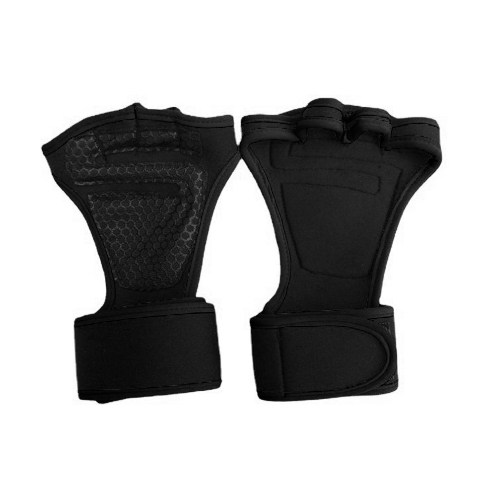 1 cặp găng tay tập tạ cho nam giới Thể thao Thể thao Xây dựng Thể dục dụng cụ Thể dục Gym tay Cổ tay không trượt Color: Black XL