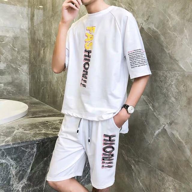 Bộ quần áo thể thao nam nữ in fashion