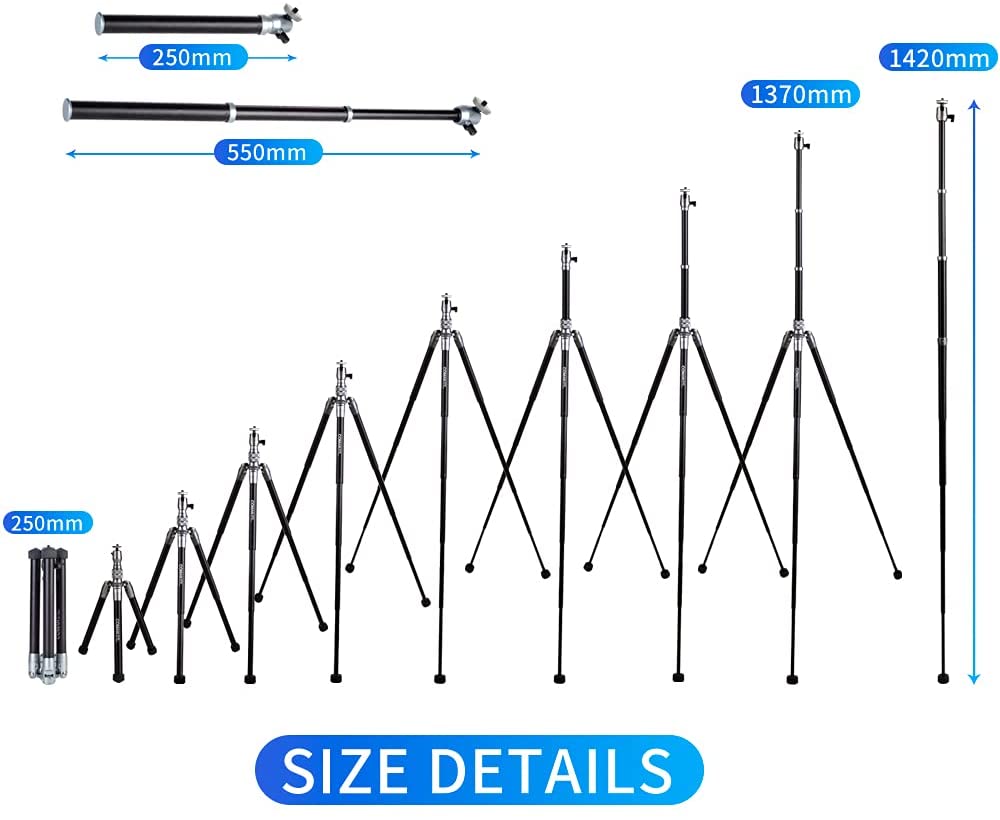 Chân máy ảnh kết hợp gậy chụp ảnh tự sướng Coman MT55, Hàng chính hãng