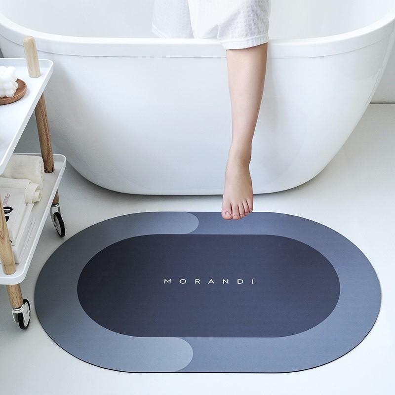 Thảm Dậm Chân Silicon BATHMAT Hút Nước Siêu Mềm Siêu Dày, Thấm Nước Chống Trượt