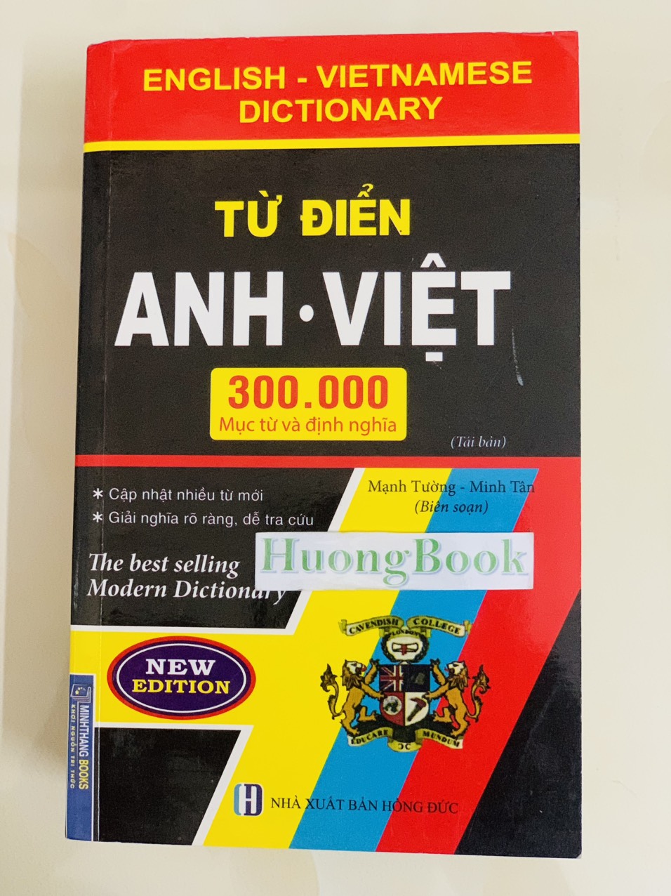 Sách- Từ điển Anh Việt 300000 Mục từ và định nghĩa (bìa mềm) -Tái bản