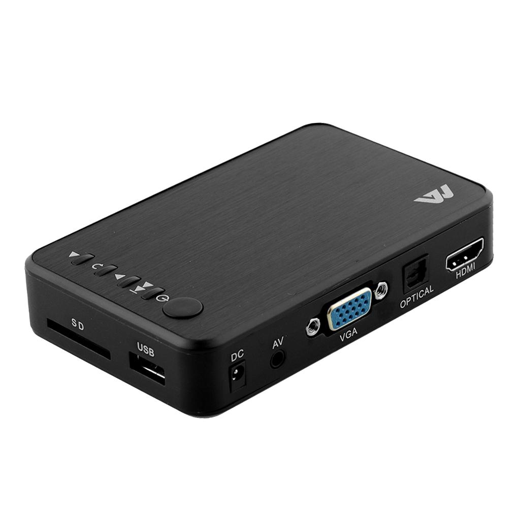 1080P Full HD HDMI Media Player AV VGA RMVB MKV SD USB JPEG