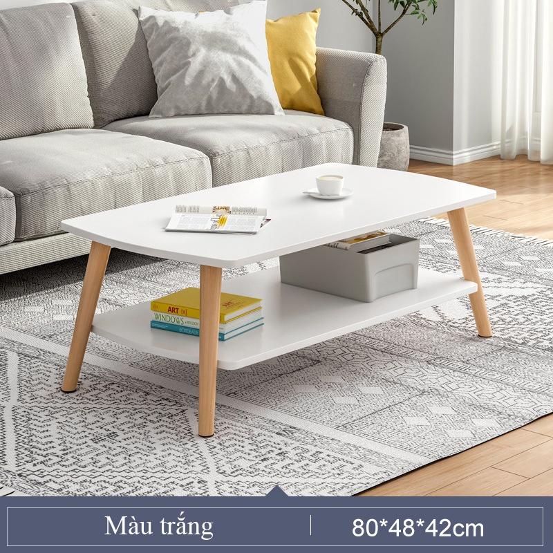 Bàn trà sofa, bàn cà phê chân gỗ tự nhiên sang trọng phong cách Bắc Âu phù hợp mọi không gian nhà ở