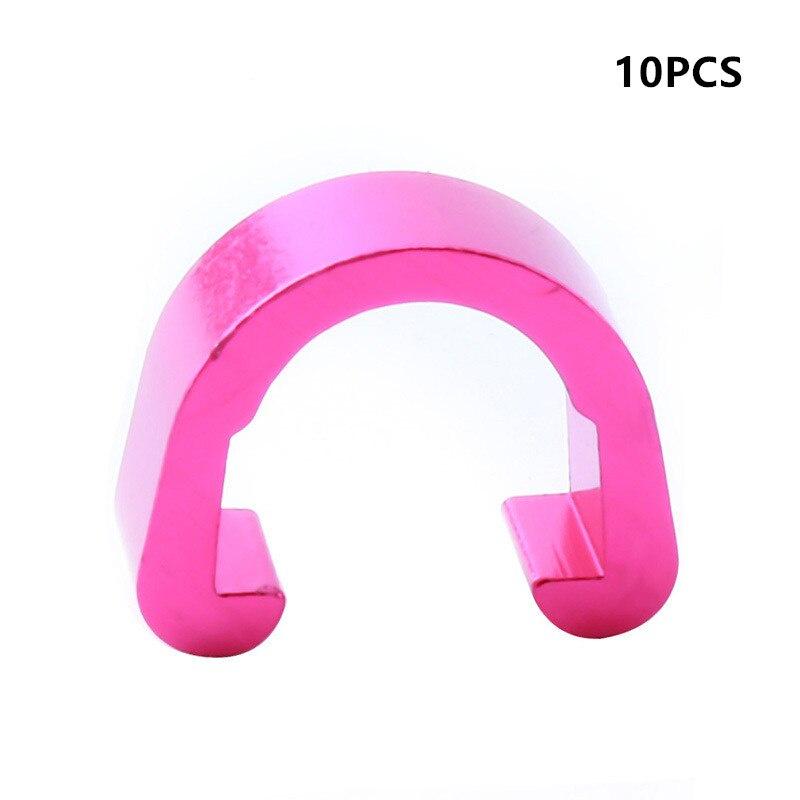 10Pcs Bicycle Frame U Buckle For Brake Cable Housing Hose Tube MTB Bike Shifter Cable Guides Button Fixed Tubing Clips