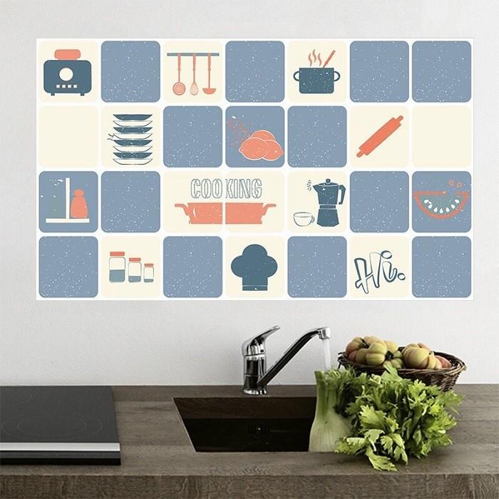 Giấy dán tường bếp loại dày đẹp