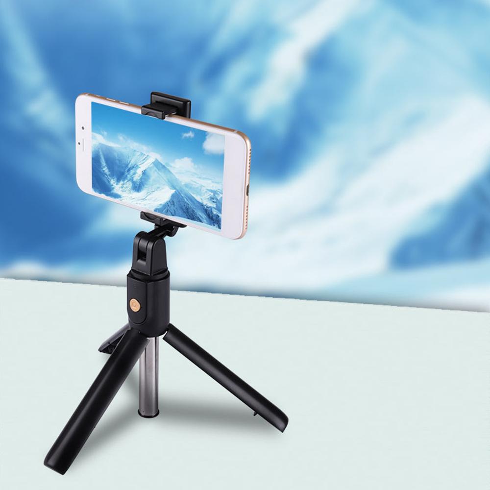 Chân đế gậy chụp ảnh tự sướng 2 trong 1 với giá đỡ điện thoại Màn trập từ xa Phát trực tiếp Video trực tuyến