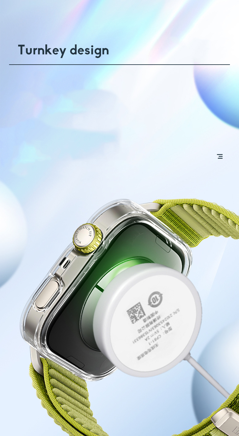 Ốp Case PC Mặt Kính Cường Lực chống va đập cho Huawei Watch Fit 4 / Huawei Watch Fit 4 Pro - Hàng Chính Hãng