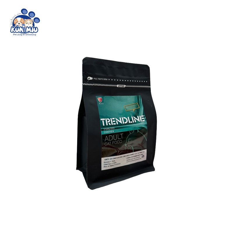 Thức ăn hạt khô cho mèo giá rẻ,cân bằng dinh dưỡng,phát triển toàn diện Trendline Túi 300g