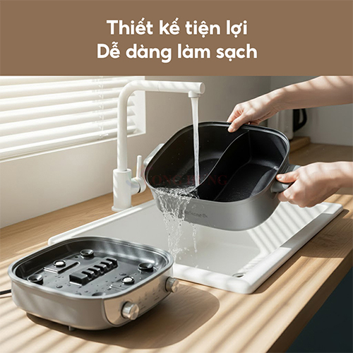 Nồi lẩu điện đa năng Bluestone MPB-7257 - Hàng chính hãng