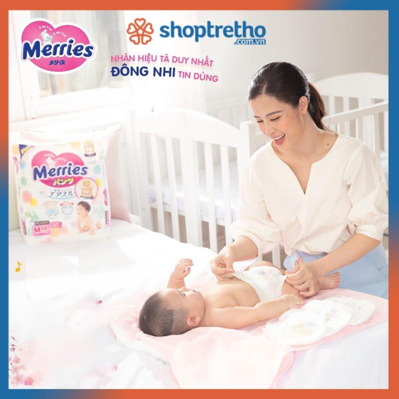 Bỉm dán Merries Newborn 76+6 m Nhật Bản