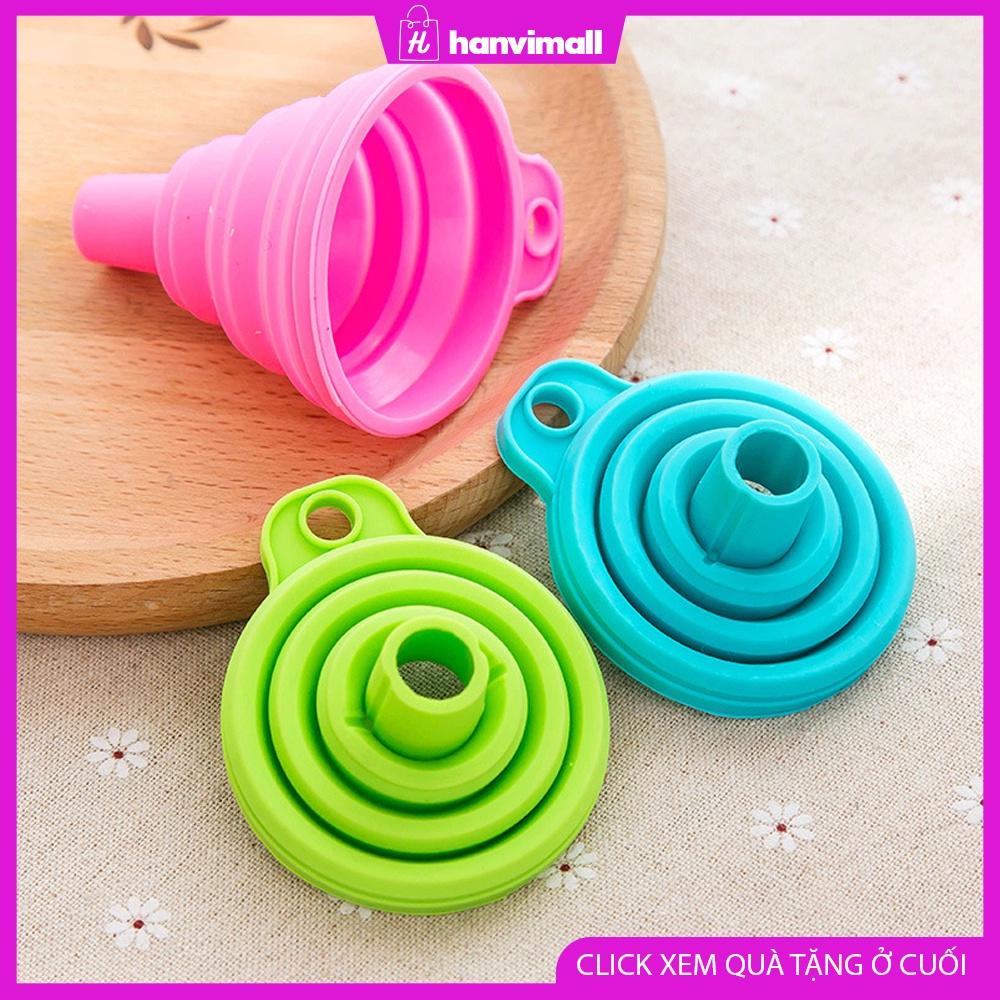 Phễu silicone dạng gấp gọn đa năng tiện lợi