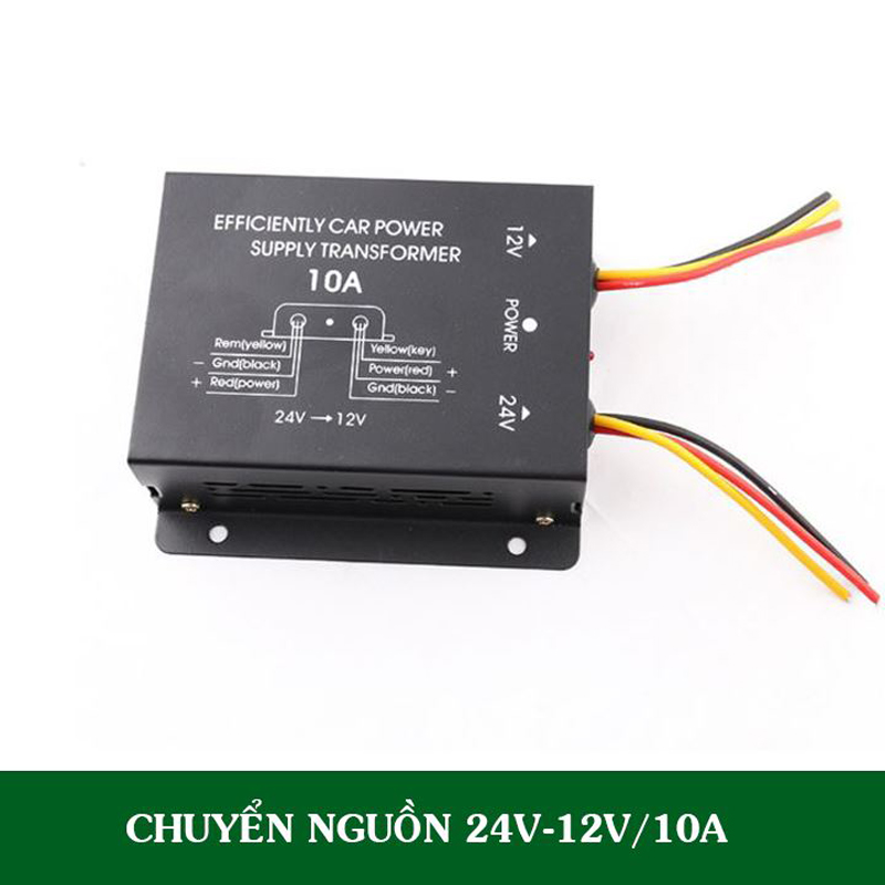 Bộ Chuyển Nguồn 24V Sang 12V, Công Suất 10A/15A/20A/25A/30A