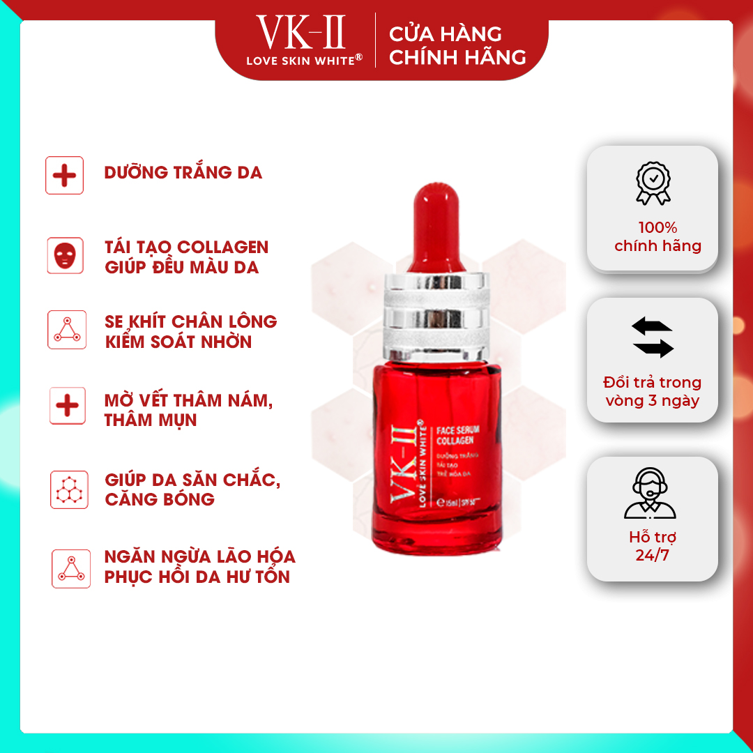 Serum Dưỡng Trắng - Tái Tạo - Trẻ Hóa Da VK II