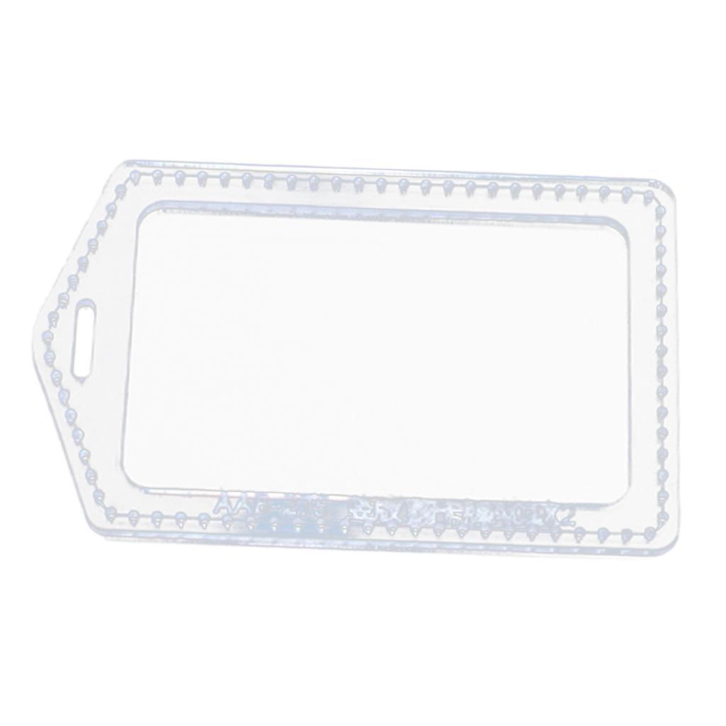 Acrylic Pattern Stencils Template Leather ID  Holder Making