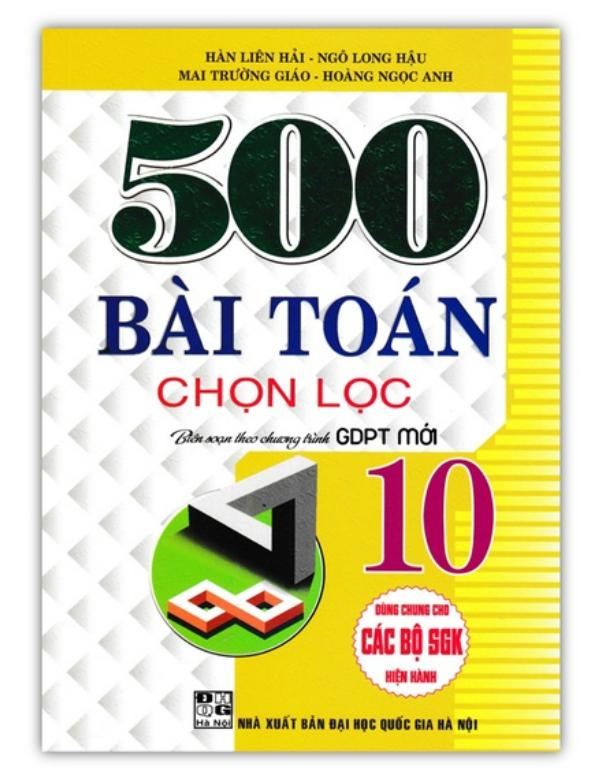 Sách - 500 bài toán chọn lọc 10