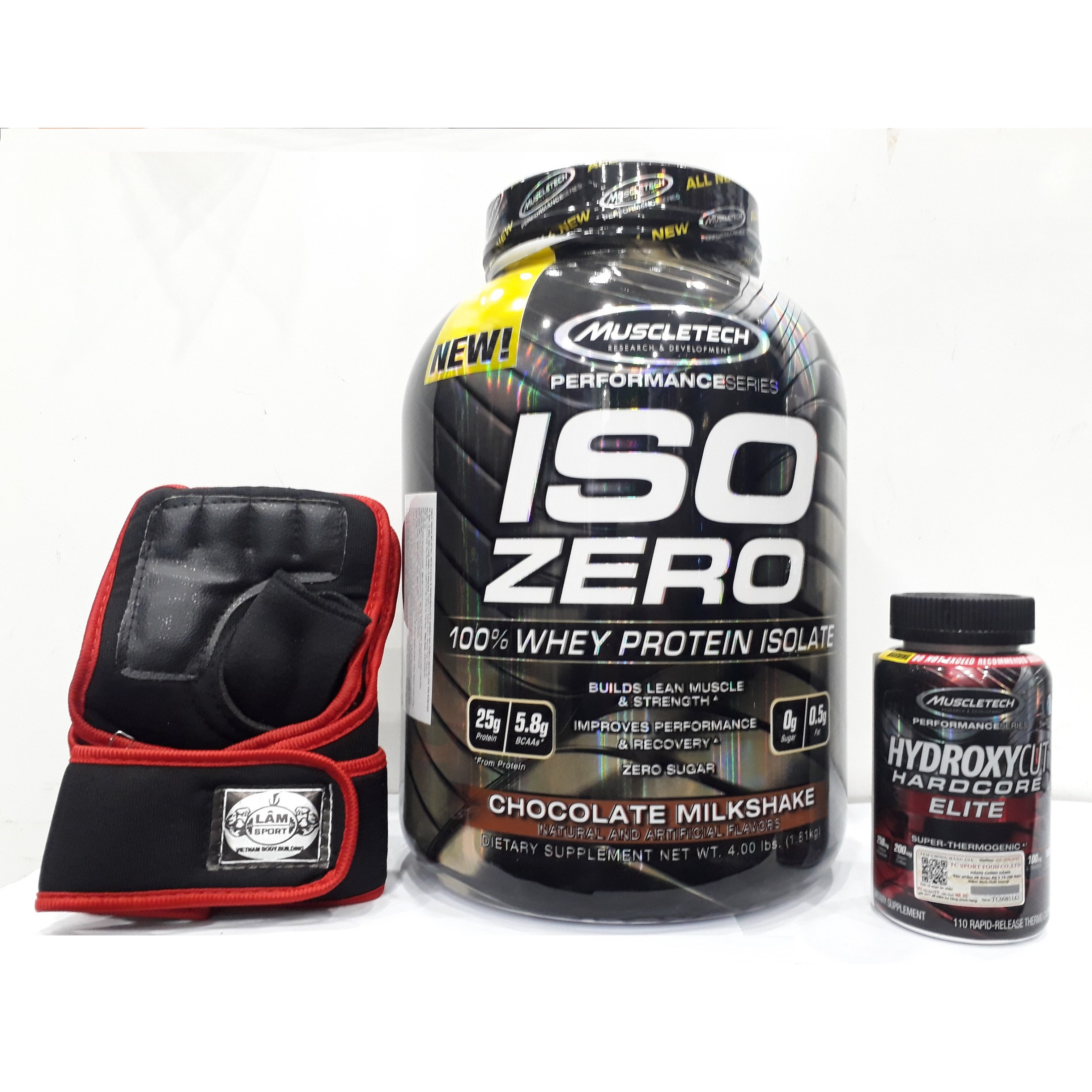 COMBO TĂNG CƠ + HỖ TRỢ GIẢM MỠ Iso Zero 4lbs (~1.8kg) + Hydroxycut Elite 110 viên – Bổ sung Protein tinh khiết giúp Tăng Cơ nhanh chóng + Thành phần hỗ trợ đốt mỡ giảm cân cực kì hiệu quả + Kèm quà – Hàng Muscletech nhập khẩu chính hãng