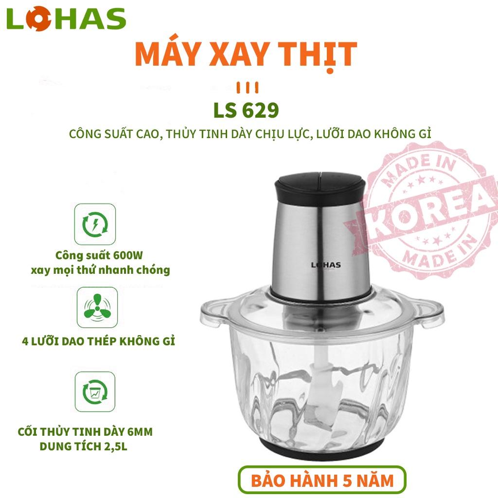 {HÀNG CHÍNH HÃNG] MÁY XAY THỊT 2.5L CÔNG XUẤT 600W HÀN QUỐC LOHAS LS-629