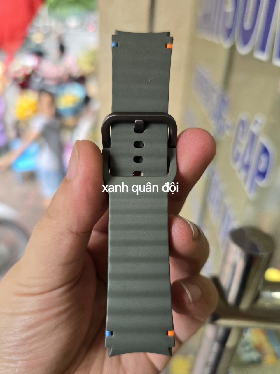 Dây đeo thể thao dành cho samsung galaxy watch4/5/6 bản sợi chỉ-Hàng Chính hãng