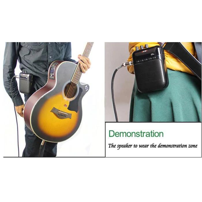 Ampli Guitar Cầm Tay Mini AROMA AG-03M nhỏ gọn