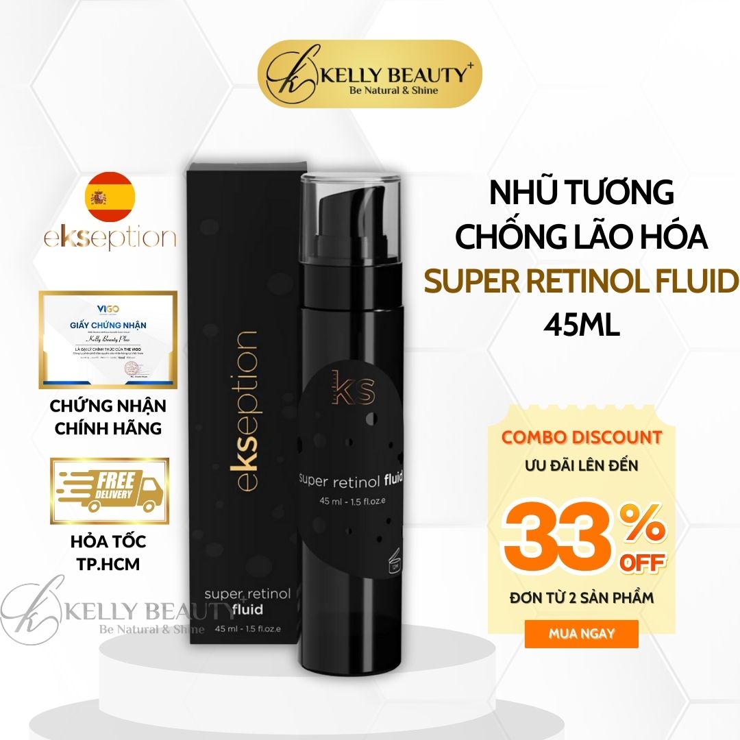 Nhũ Tương Chống Lão Hóa Da ekseption Super Retinol Fluid | Kelly Beauty