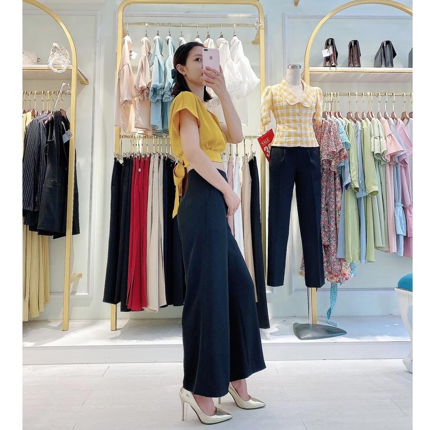 Quần Culottes Ống rộng cạp cao BY AGUST DESIGN