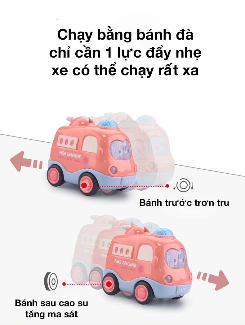 Đồ chơi mô hình xe cảnh sát KAVY NO.8808 có nhạc và đèn chạy đà nhiều màu sắc