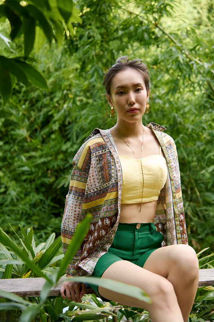 Áo Sơ Mi Oversized Linen Bohemian TOP175 thời trang thiết kế Hity