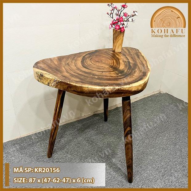 MẶT BÀN CAFE GỖ ME TÂY KIỂU DÁNG ĐỘC LẠ VÀ SANG TRỌNG KR20155-56-57