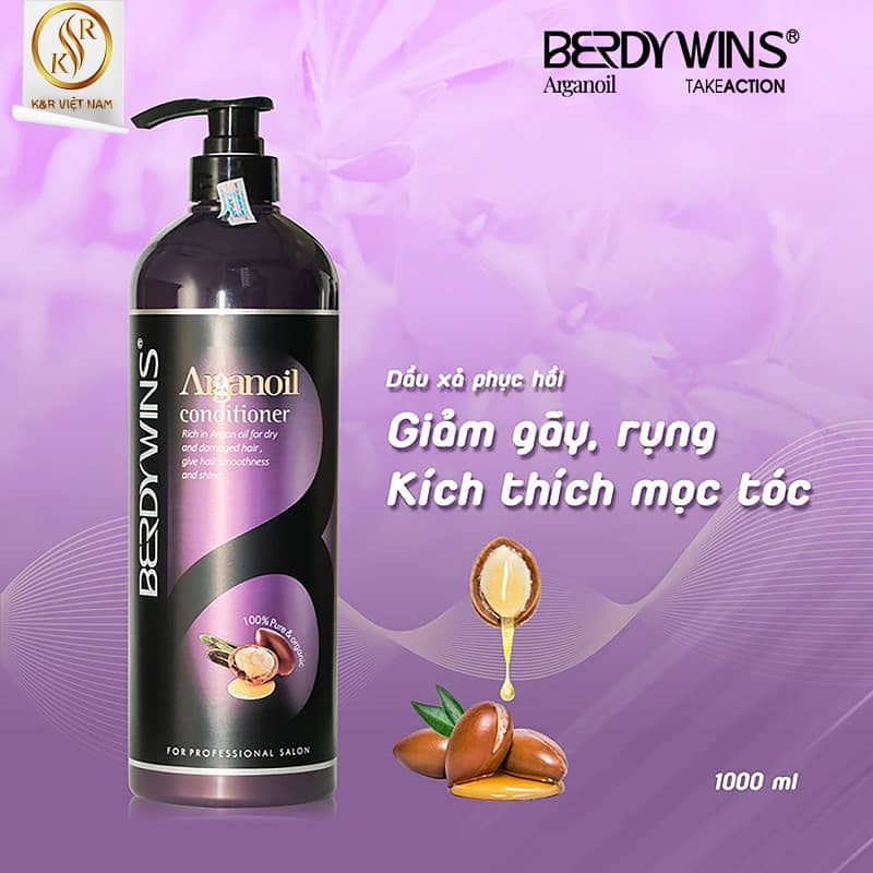 Dầu xả phục hồi – Arganoil BERDYWINS – 1000ml