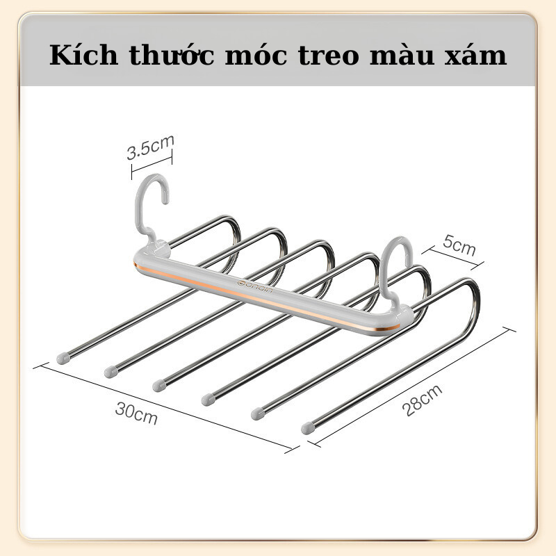 Móc Treo Quần Áo Thông Minh Gấp Gọn - Tiết Kiệm Không Gian Cho Tủ Quần Áo Nhà Bạn