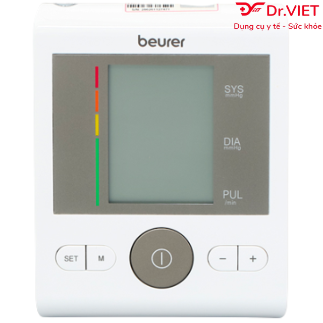 Máy đo huyết áp bắp tay hẹn giờ Beurer BM28 Chính hãng - Nhập khẩu Đức, độ chính xác cao, cảnh báo nhịp tim