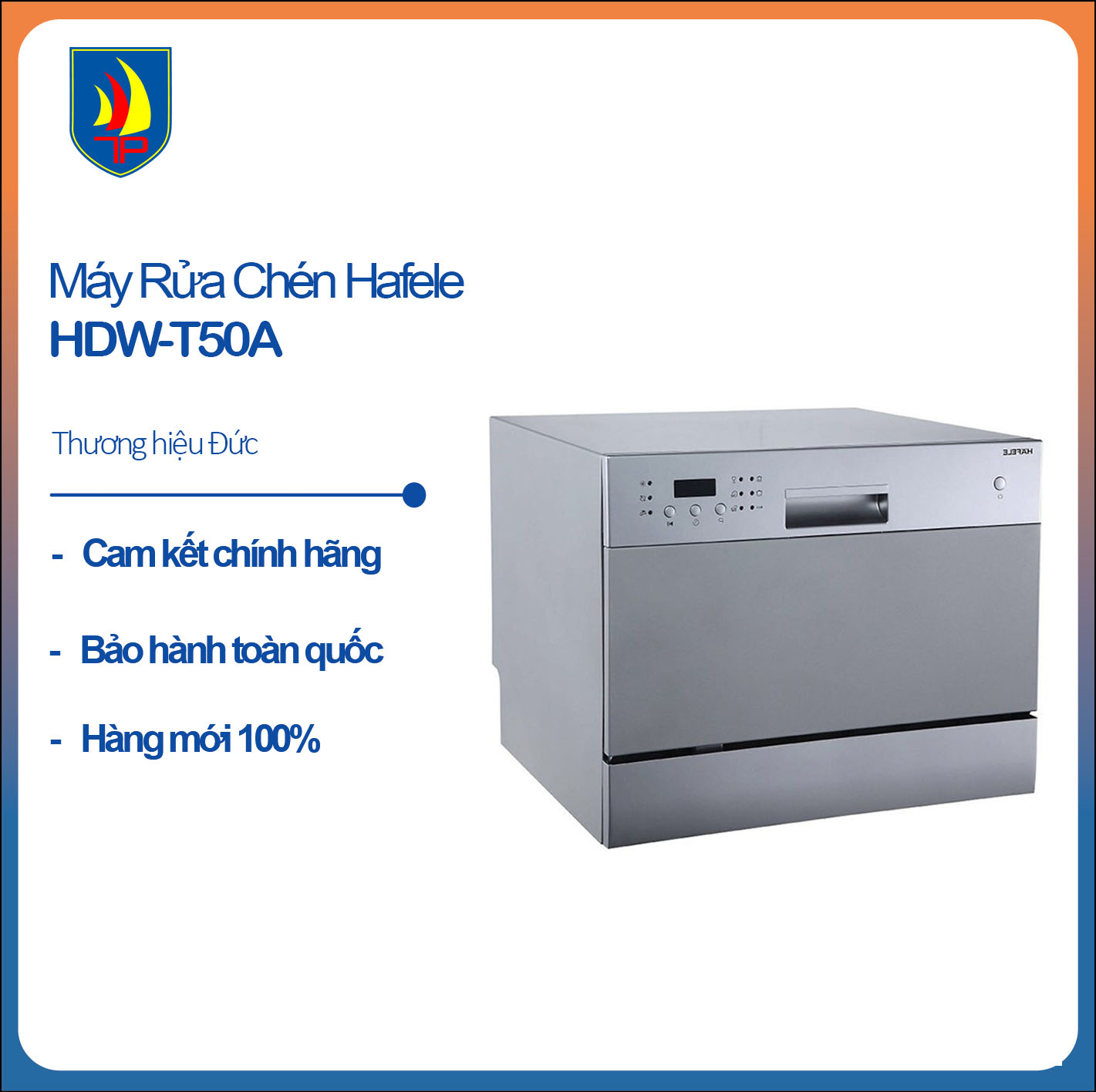 Máy Rửa Chén Hafele HDW-T50A 538.21.190 - Hàng Chính Hãng