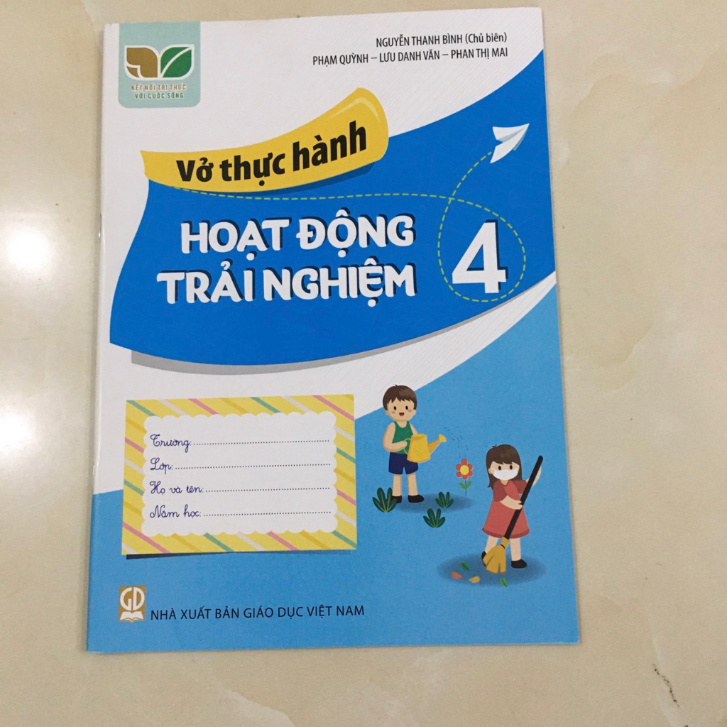 Sách - Vở Thực hành Hoạt Động Trải Nghiệm Lớp 4 ( kết nối tri thức )