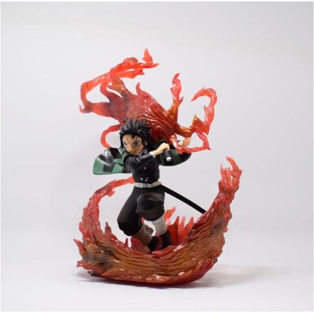 Mô hình Figure Kimetsu no Yaiba - Demon Slayer Tanjiro hiệu ứng rồng 20cm