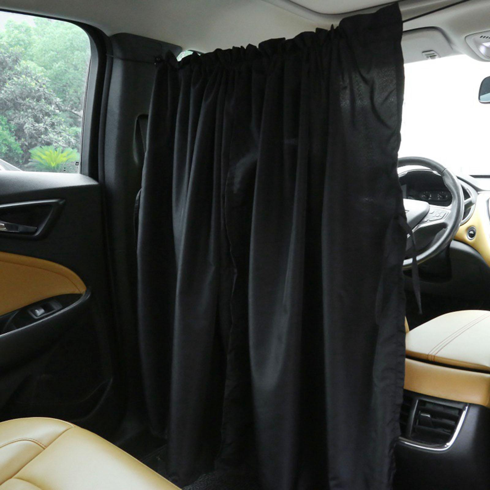 Car Divider Curtain Portable Polyester Lightweight Cover Passenger Protection Shade Sleeping Curtain for Camping SUV Trucks