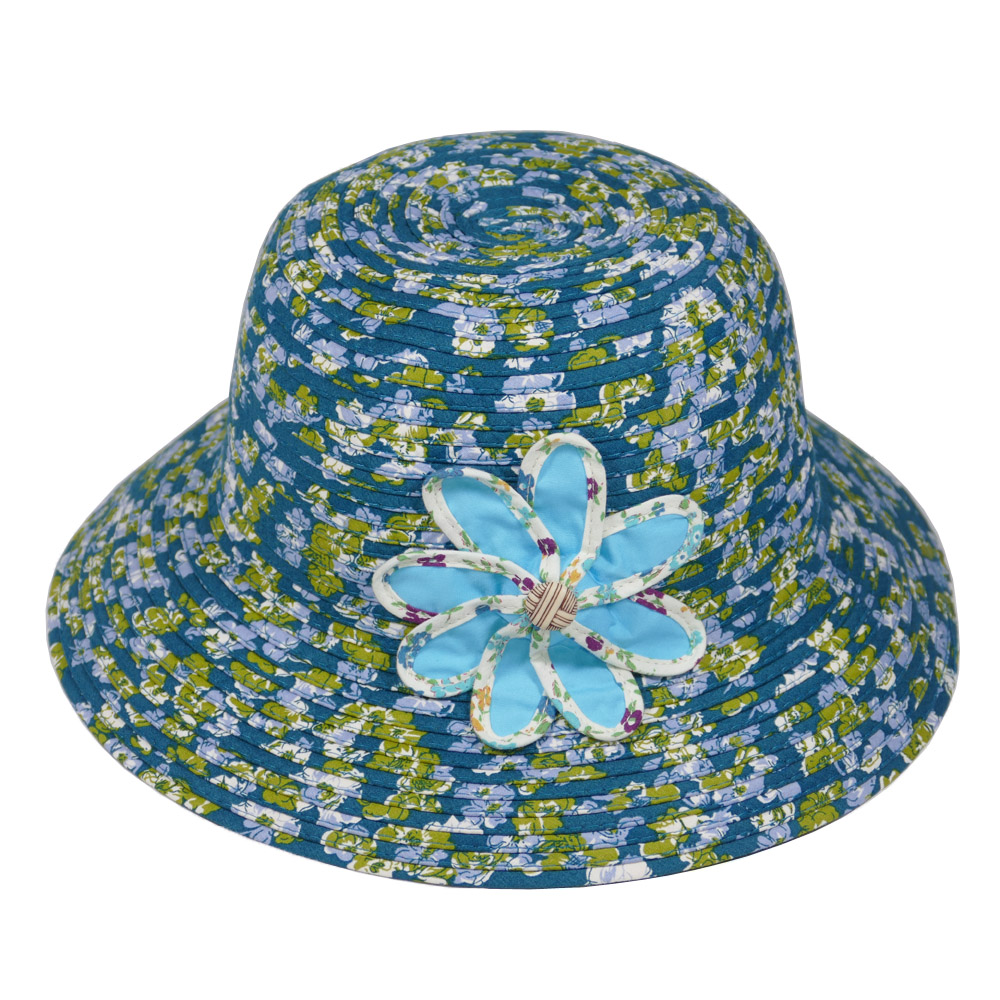 Nón nữ vành rộng 7cm mũ tai bèo mũ vành tròn cao cấp được gắn nhiều mẫu hoa khác nhau thiết kế riêng biệt