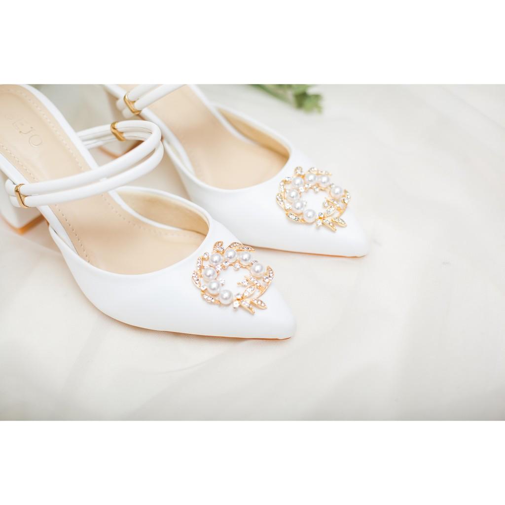 GIÀY CƯỚI - GIÀY CÔ DÂU BEJO H86 VÒNG NGUYỆT QUẾ - WEDDING SHOES