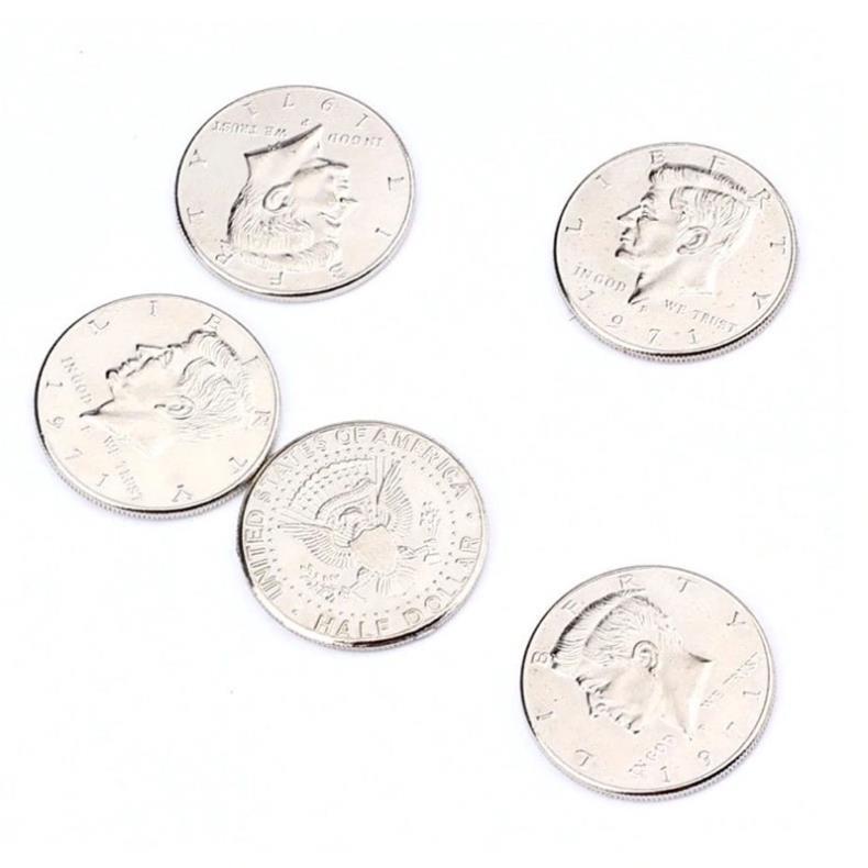 Đồng Xu Half Dollar Coin Bạc - Đồng Xu Ảo Thuật